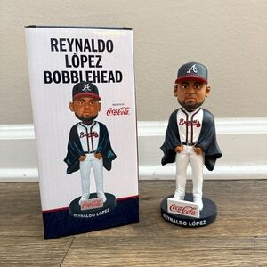 NEW IN BOX SGA Atlanta Braves Pitcher Reynaldo López Bobblehead 2025